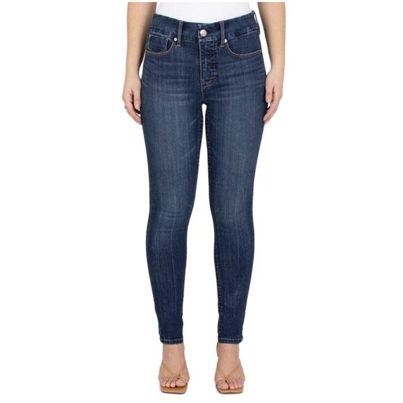 Seven7 Womens Tummyless High Rise Skinny Jean Size 4 Avalon Wash - Picture 1 of 8